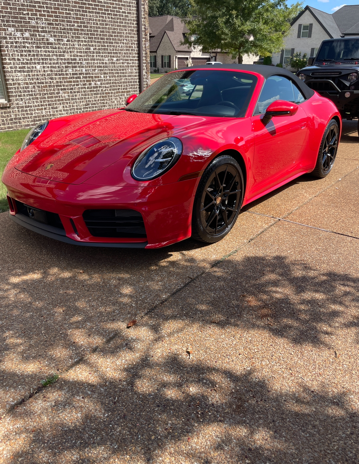 Red Porsche 911 detailed by Spotless Solutions